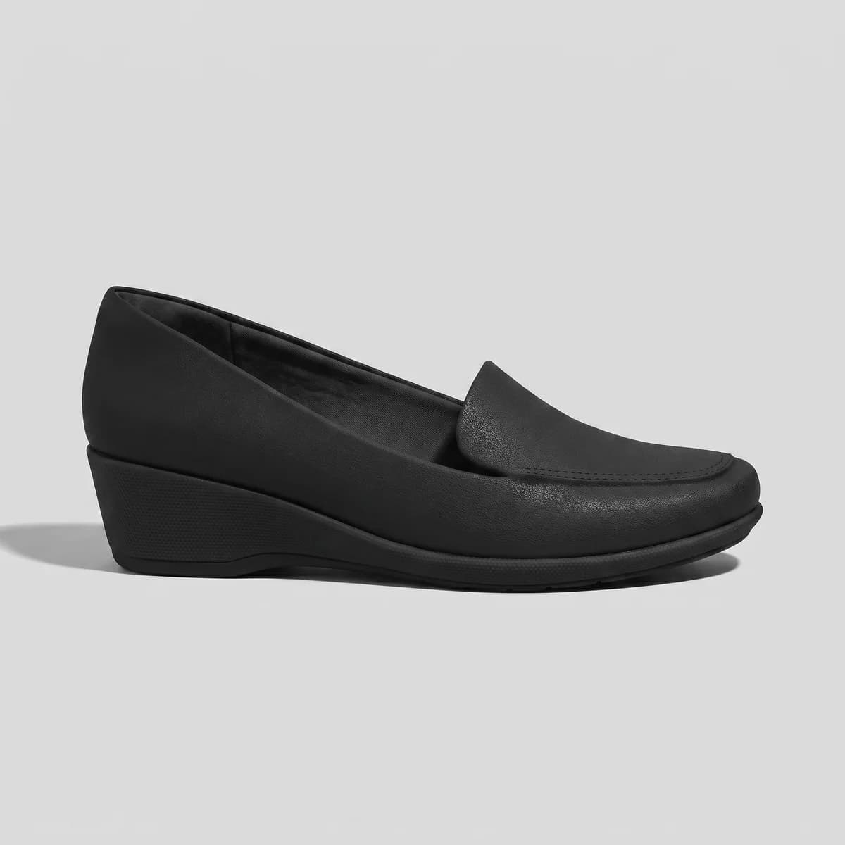 Loafer Ivone Anabela Médio Preto