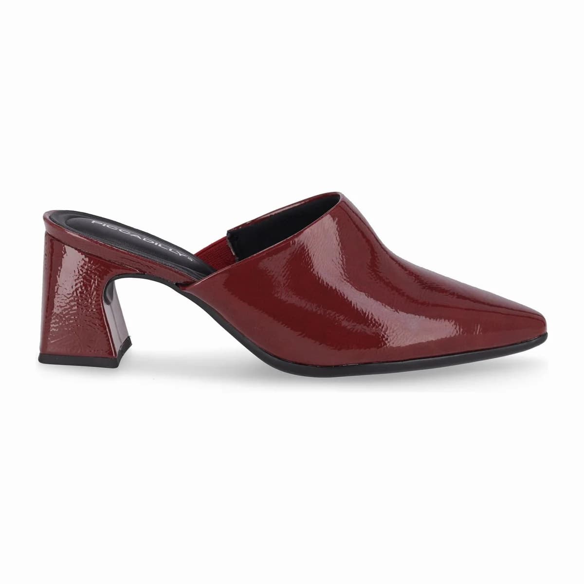 Mule Irene Salto Alto Burgundy